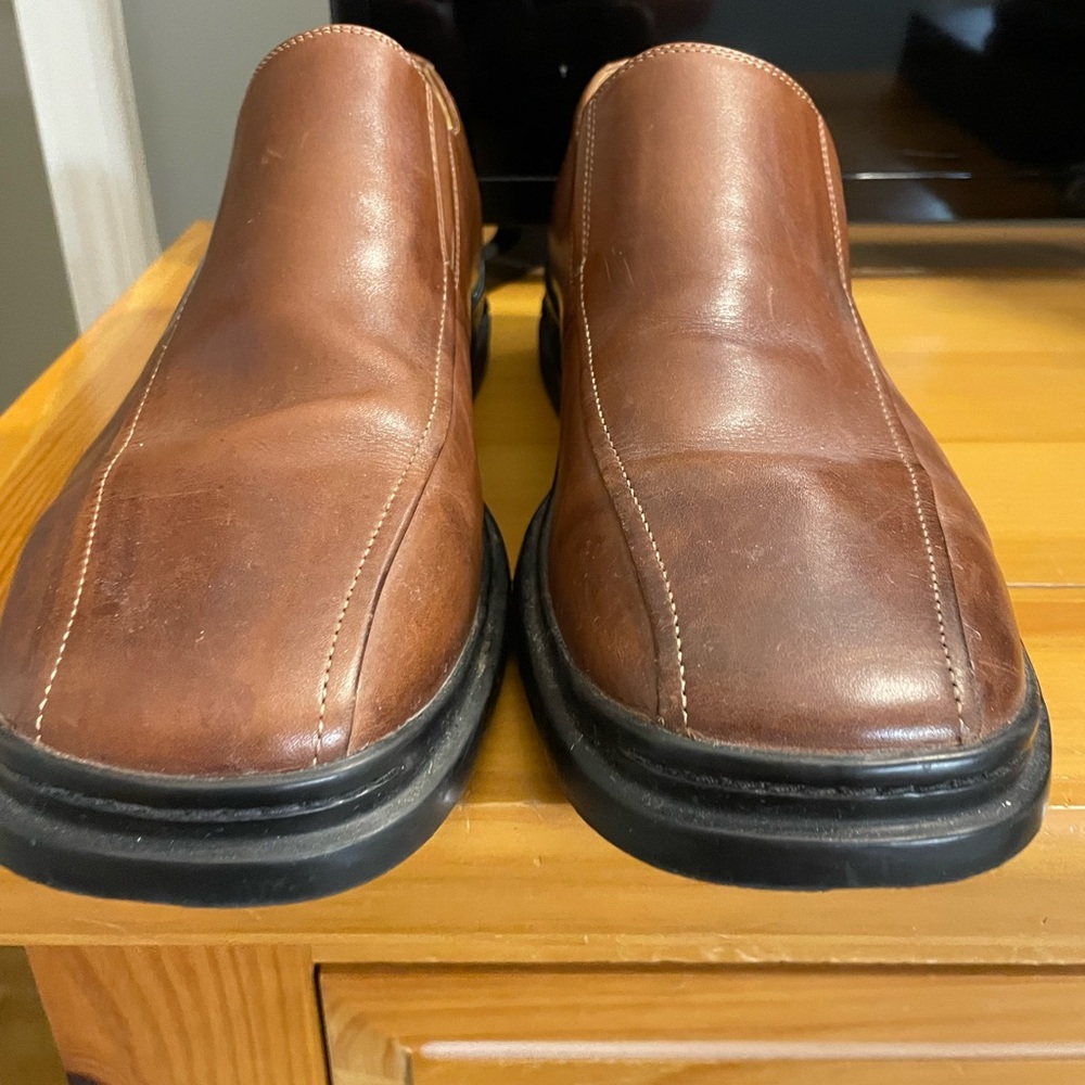Men's Brown Leather Loafers
